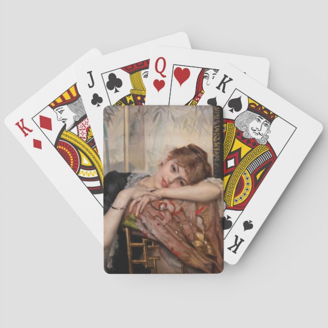 Jeu De Cartes Albert Edelfeel - La Parisienne / Virginie (dos)