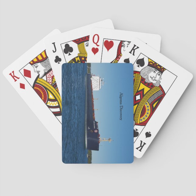 Jeu De Cartes Algoma Discovery jouant aux cartes (dos)