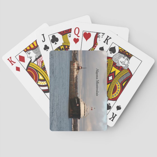 Jeu De Cartes Algoma Montrealais joue aux cartes (dos)