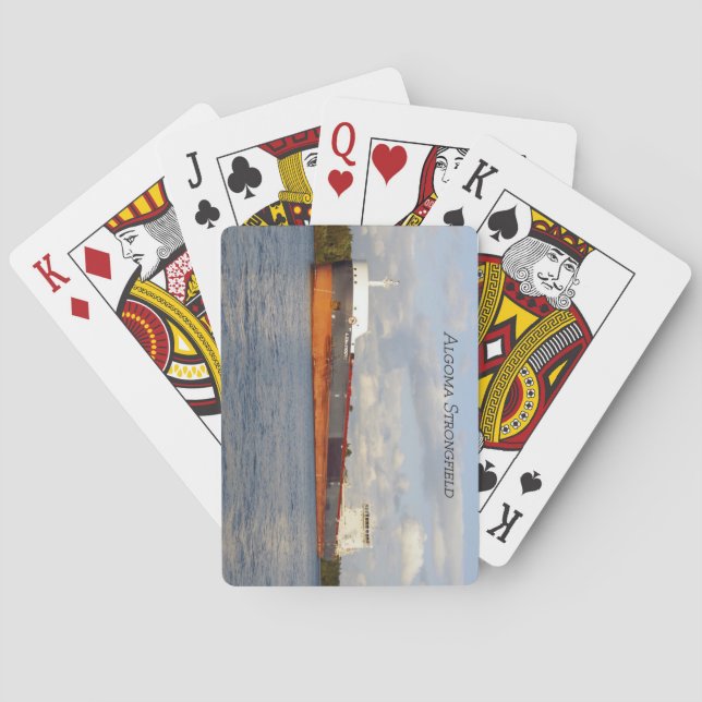 Jeu De Cartes Algoma Strongfield jouer aux cartes (dos)
