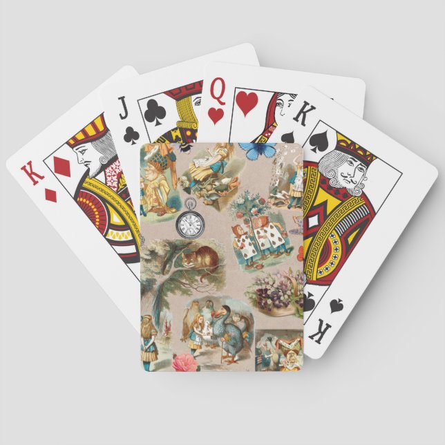 Jeu De Cartes Alice à Wonderland Cheshire Cat Characters (dos)