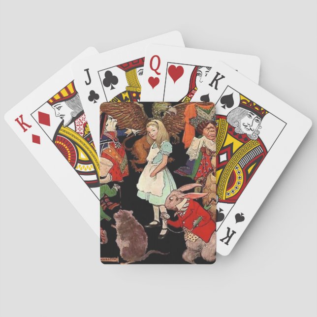 Jeu De Cartes Alice au pays des merveilles (dos)