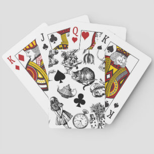 Jeu De Cartes Alice White Rabbit Wonderland Classic