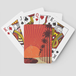 Jeu De Cartes Alignement de palmiers