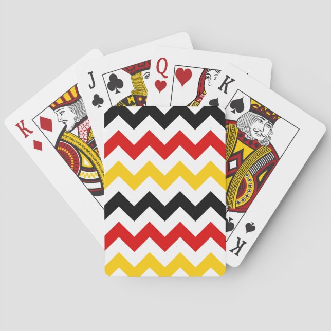 Jeu De Cartes Allemand Zigzag 2 (dos)