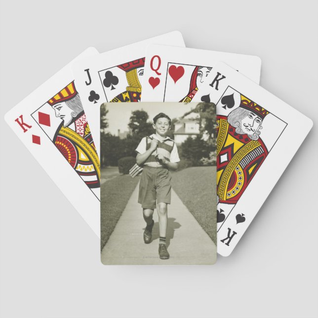 Jeu De Cartes Aller à l'école (dos)