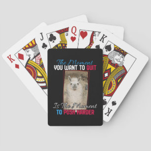 Jeu De Cartes Alpaca Llama - Push Harder Encouragement