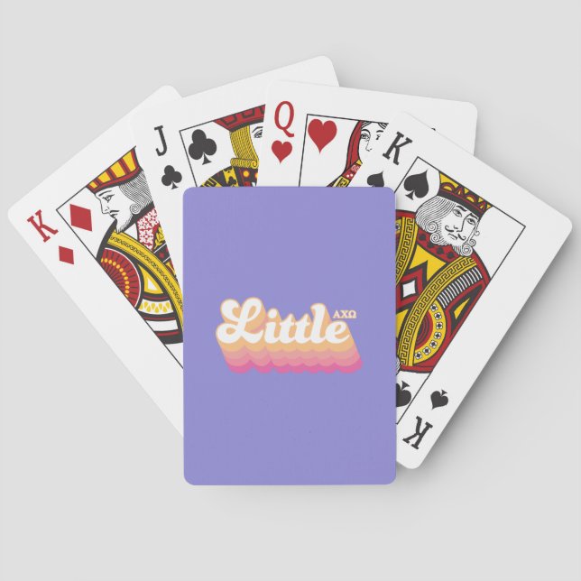 Jeu De Cartes Alpha Chi Omega| Petit (dos)