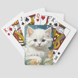 Jeu De Cartes Alphonse Mucha Art Nouveau Kitten