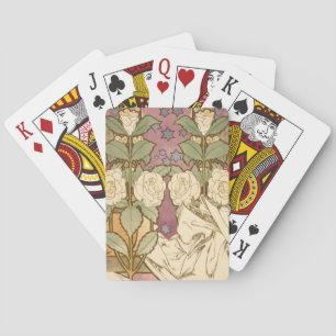 Jeu De Cartes Alphonse Mucha Étoiles Élégantes Art Nouveau Camél