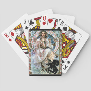 Jeu De Cartes Alphonse Mucha Jouer aux cartes
