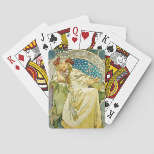 Jeu De Cartes Alphonse Mucha Princesse Hyacinthe Art Nouveau