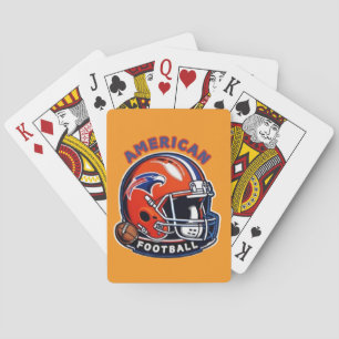Jeu De Cartes Ambiance de Match de Football Américain – Style Ca