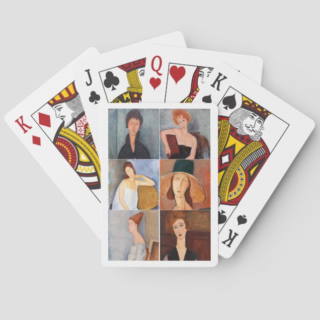 Jeu De Cartes Amedeo Modigliani - Collage de chefs-d'oeuvre (dos)