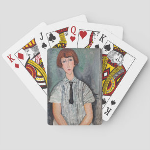 Jeu De Cartes Amedeo Modigliani - Jeune fille dans une blouse ra