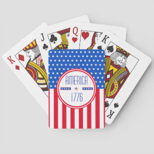 Jeu De Cartes American 1776 patriotique Classic Playing Cards