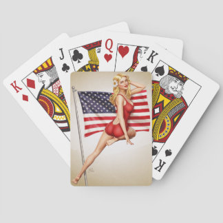 Jeu De Cartes American Beauty - Retro Pinup Playing Cards