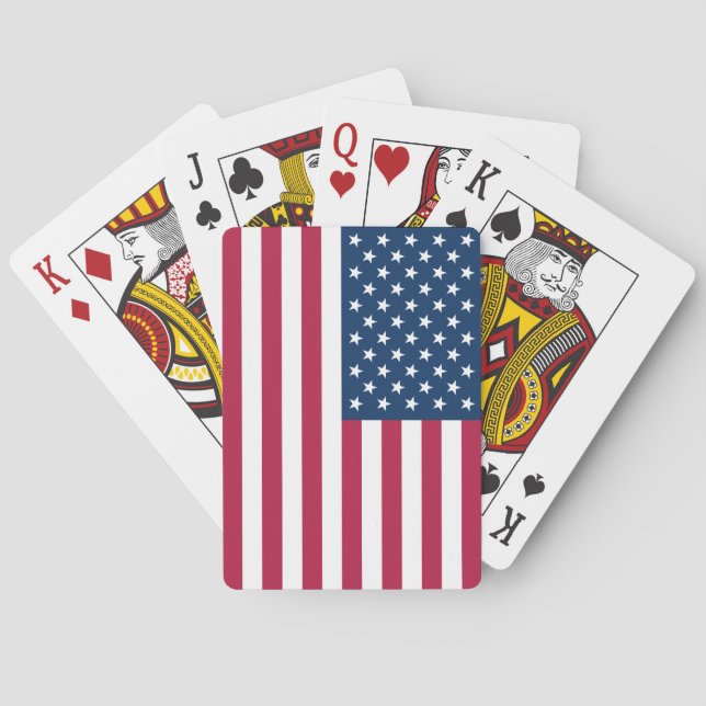 Jeu De Cartes American Flag Jouer des cartes (dos)