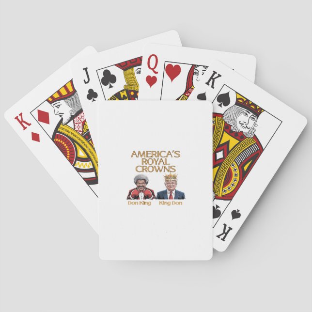 Jeu De Cartes America's Crowns And Don Graphic (dos)