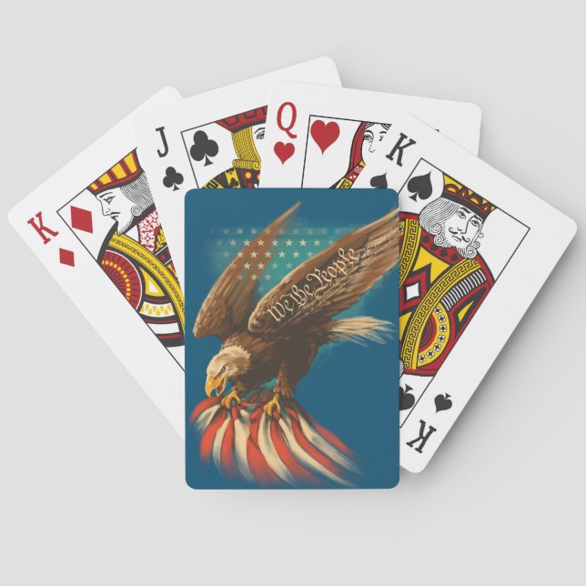 Jeu De Cartes Amérique vintage (dos)
