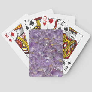 Jeu De Cartes Améthyste Dorée Brillante
