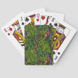 Jeu De Cartes Amimies et plantes des bois