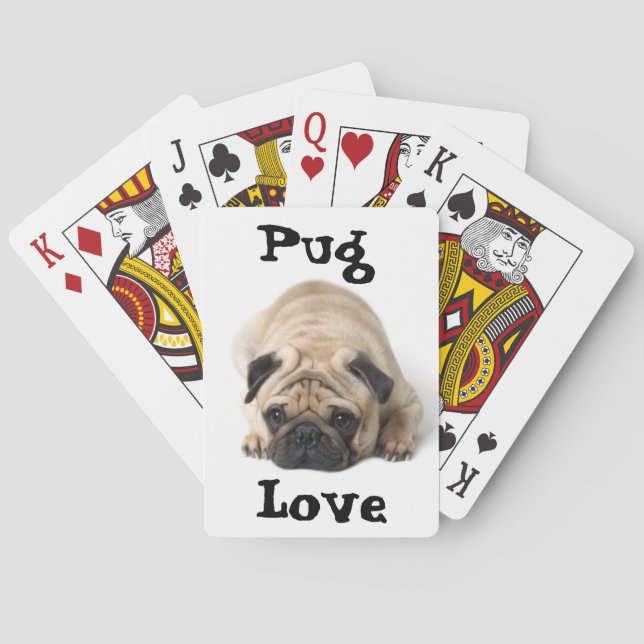 Jeu De Cartes Amour de carlin (dos)