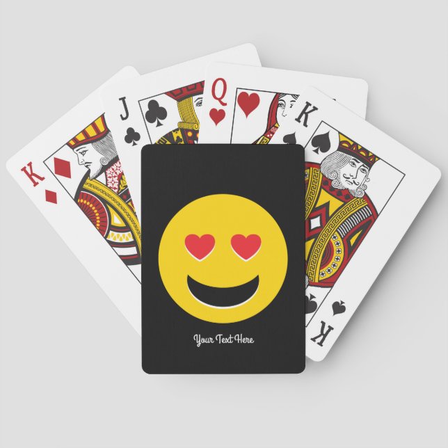 Jeu De Cartes Amour d'Emoji (dos)