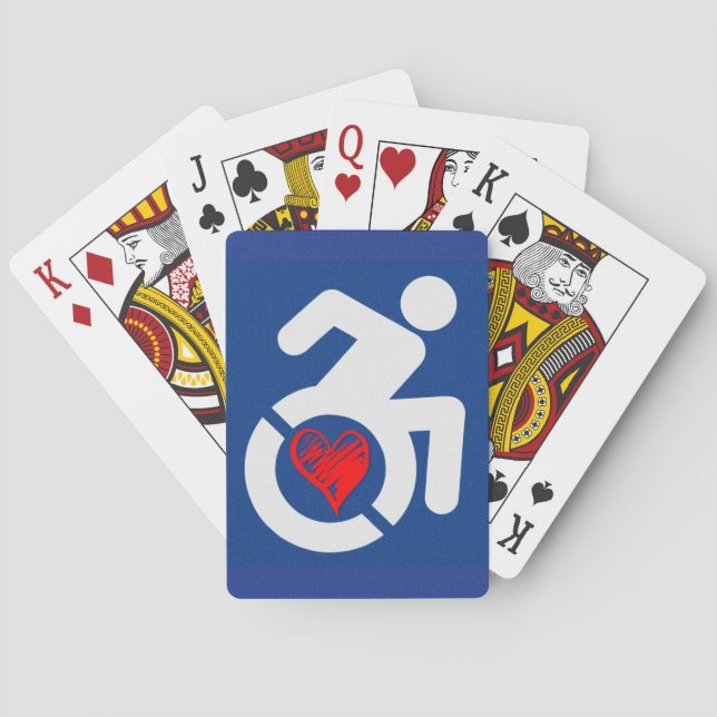 Jeu De Cartes Amour Handicap (dos)