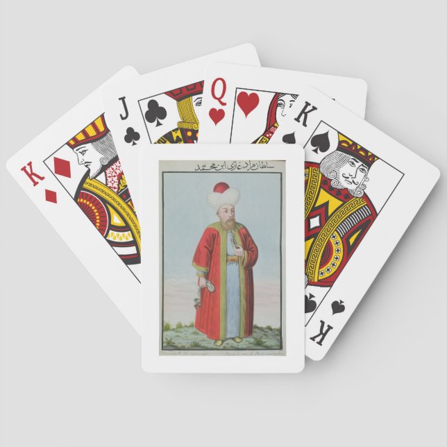 Jeu De Cartes Amurath (Murad) II (1404-51) Sultan 1421-51, de (dos)