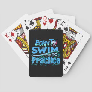 Jeu De Cartes Amusant nage Cadeau design nage