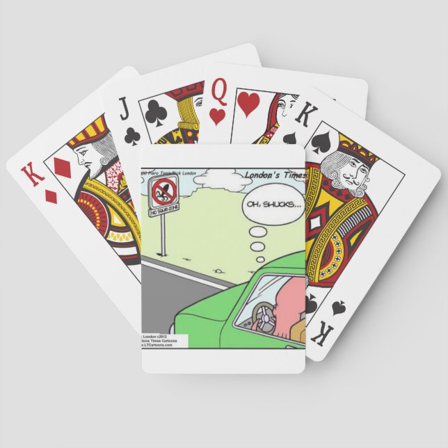 Jeu De Cartes Amusante Zone sans calmar (dos)