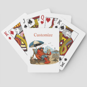Jeu De Cartes Amusement d'été Homard du Maine Thunder_Cove