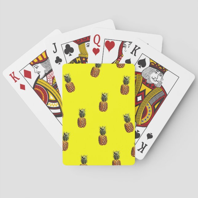 Jeu De Cartes ananas motif vélo jouer aux cartes (dos)