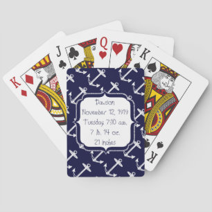 Jeu De Cartes Anchor Pattern