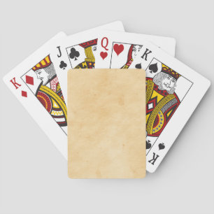 Jeu De Cartes Ancien Arrière - plan Parchemin Trait Mottled Look