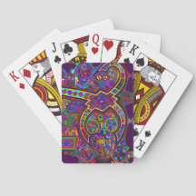 Ancien Art Inspiré Swoop Jouer des cartes
