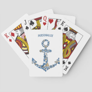 Jeu De Cartes Ancre de voilier nautique Phare inhabituel