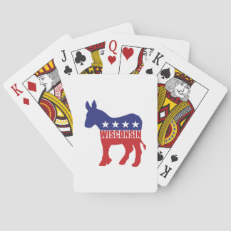 Jeu De Cartes Âne du Wisconsin Démocrate