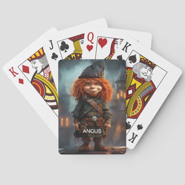 Jeu De Cartes Angus, le Wee Scottish Highlander (dos)