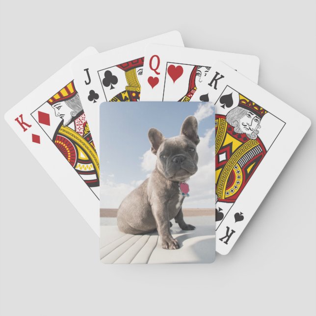 Jeu De Cartes Animaux de bébés cutest | French Bulldog Booking (dos)