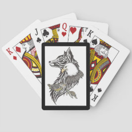 Jeu De Cartes Animaux guides loup, aigle, bécasse, tortue