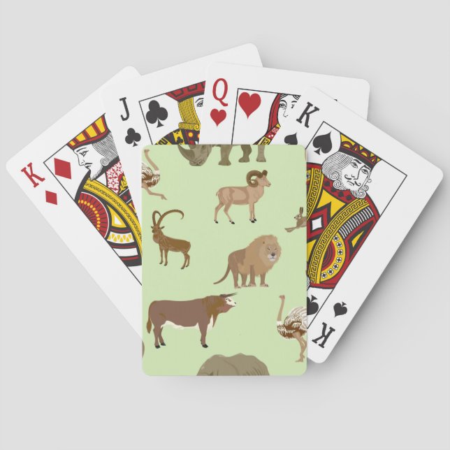 Jeu De Cartes Animaux sauvages (dos)