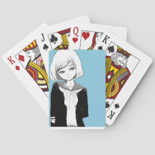 Jeu De Cartes Anime fille Jouer aux cartes