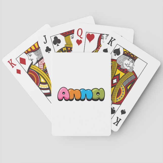 Jeu De Cartes Anna (dos)