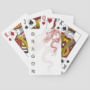 Jeu De Cartes Année du dragon Cartes de jeu personnalisées