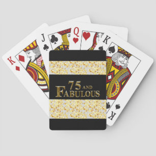 Jeu De Cartes Anniversaire 75 ans
