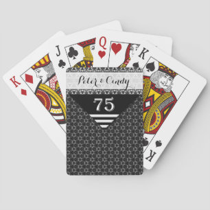 Jeu De Cartes Anniversaire de mariage blanc modelé