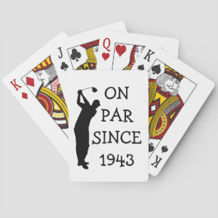 Jeu De Cartes Anniversaire Golfer Funny 80e heureux papa Par