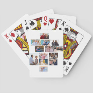 Jeu De Cartes Anniversaire personnalisé 13 Photo Collage
